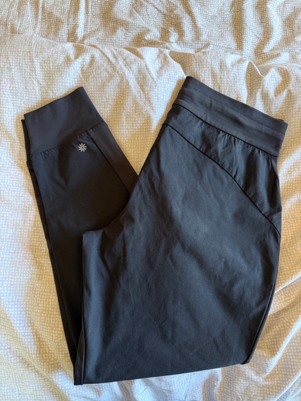 Athleta Black High-Rise Performance Joggers
